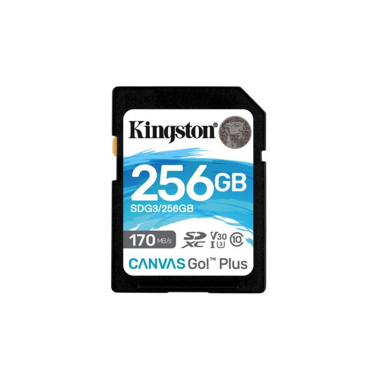 Kingston Technology Canvas Go! Plus 256GB SDXC Canvas Go Plus 170R C10 UHS-I U3 V30