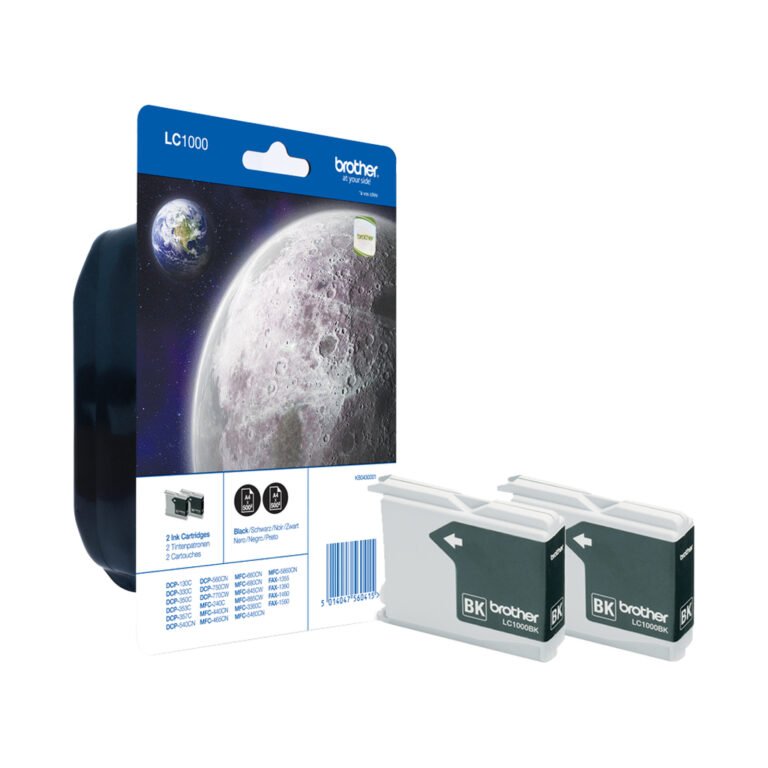 Brother LC1000BKBP2DR ink cartridge 2 pc(s) Original Black
