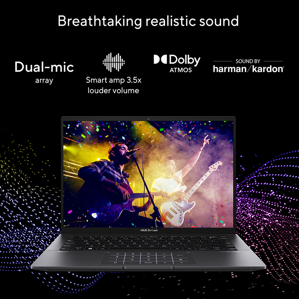 ASUS Zenbook 14 OLED UX3402VA-KN113W Intel® Core™ i5 i5-1340P Laptop 35.6 cm (14") Touchscreen 2.8K 16 GB LPDDR5-SDR - Image 9