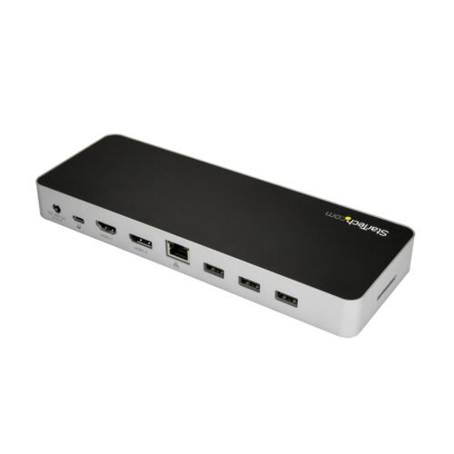 StarTech.com USB C Dock - Dual Monitor HDMI & DisplayPort 4K 30Hz - USB Type-C Laptop Docking Station 60W Power Delivery, SD, 4 - Image 5