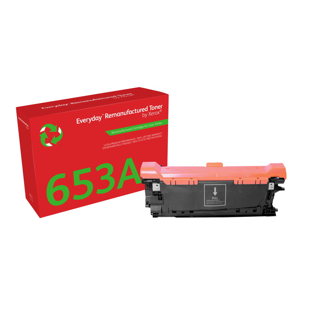 Everyday ™ Magenta Remanufactured Toner by Xerox compatible with HP 653A (CF323A), Standard capacity