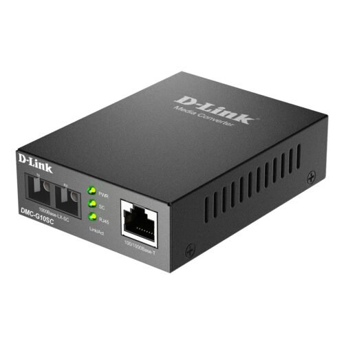 D-Link 100/1000BaseT to 1000BaseLX (SC) Single-mode Media Converter (10 km) - Image 2