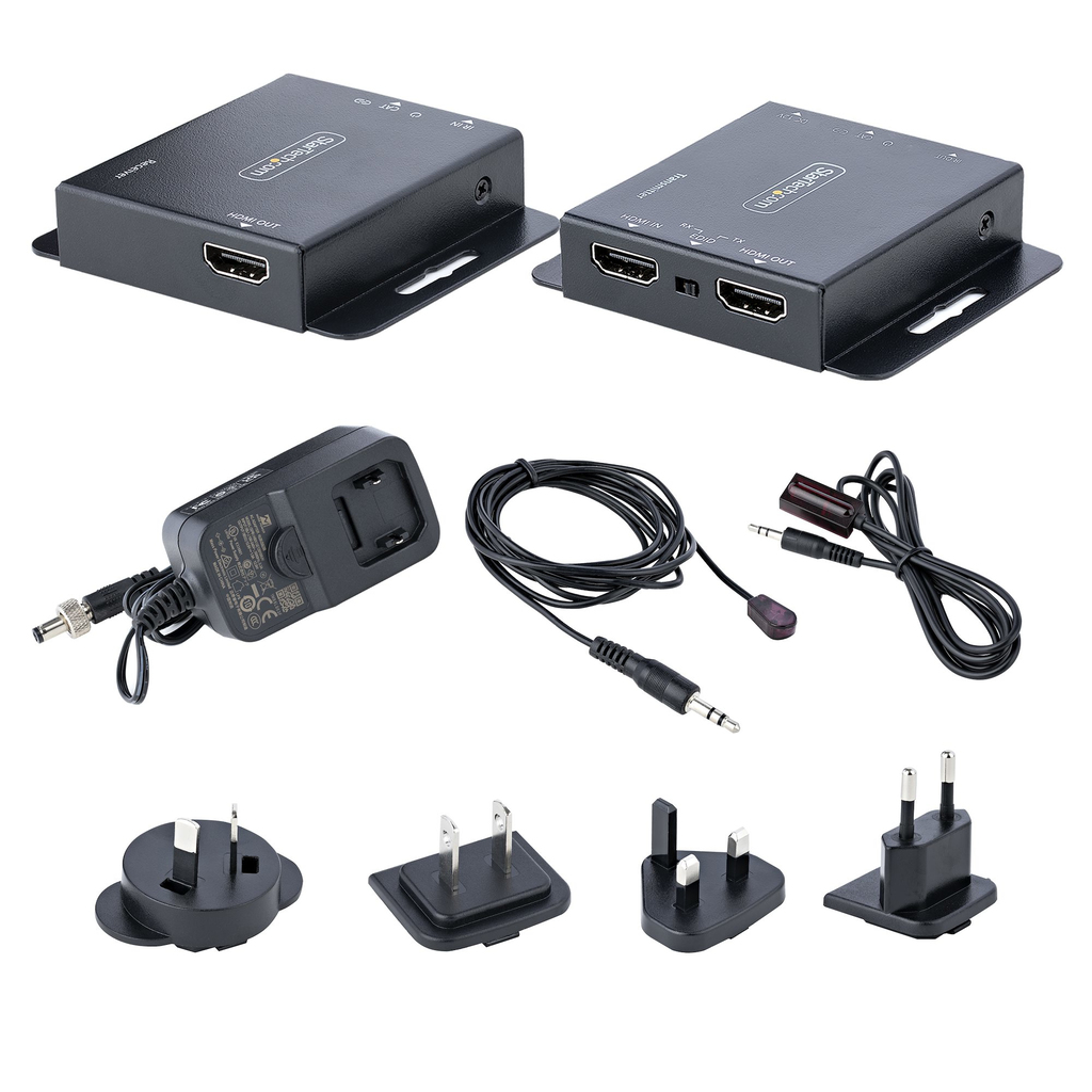 StarTech.com 4K HDMI Extender over CAT6/CAT5 Ethernet Cable, 4K 30Hz or 1080p 60Hz Video Extender, HDMI over Ethernet Cable, HD - Image 6