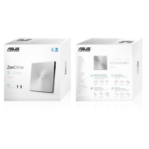 ASUS ZenDrive U9M optical disc drive DVD±RW Silver - Image 6