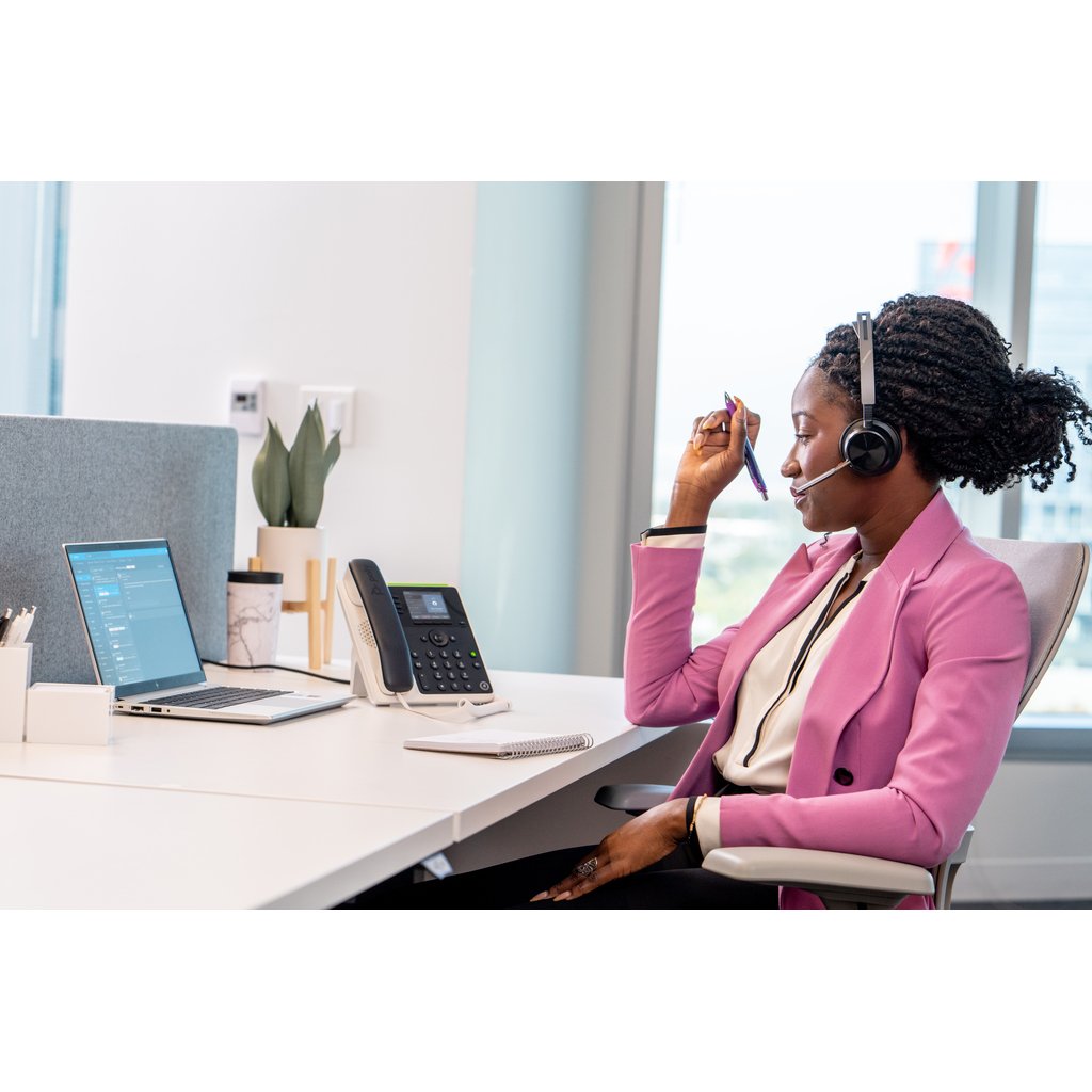 POLY Edge E220 IP Phone and PoE-enabled - Image 2