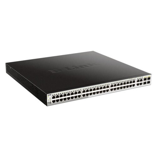 D-Link 52-Port PoE Gigabit Smart Managed Switch including 4 x 100/1000Mbps Combo Ports - Image 2