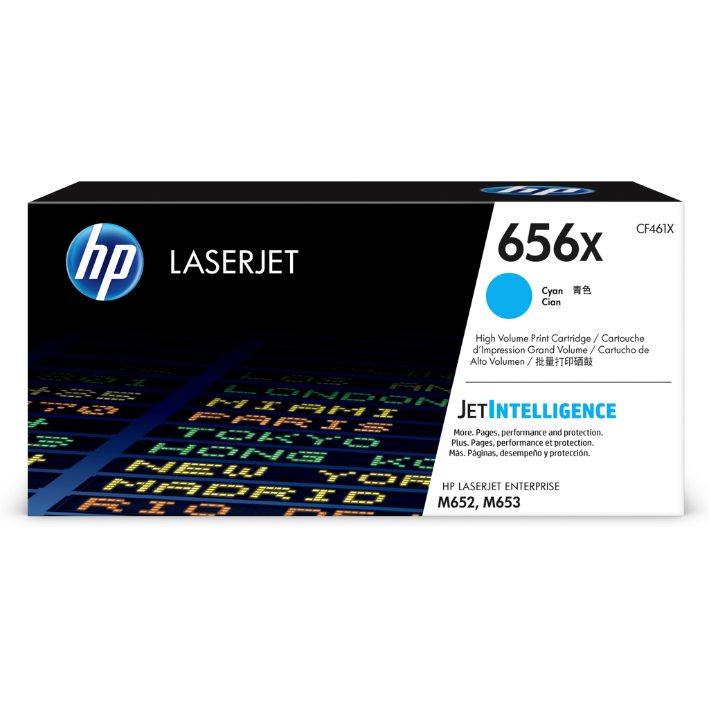 HP 656X High Yield Cyan Original LaserJet Toner Cartridge