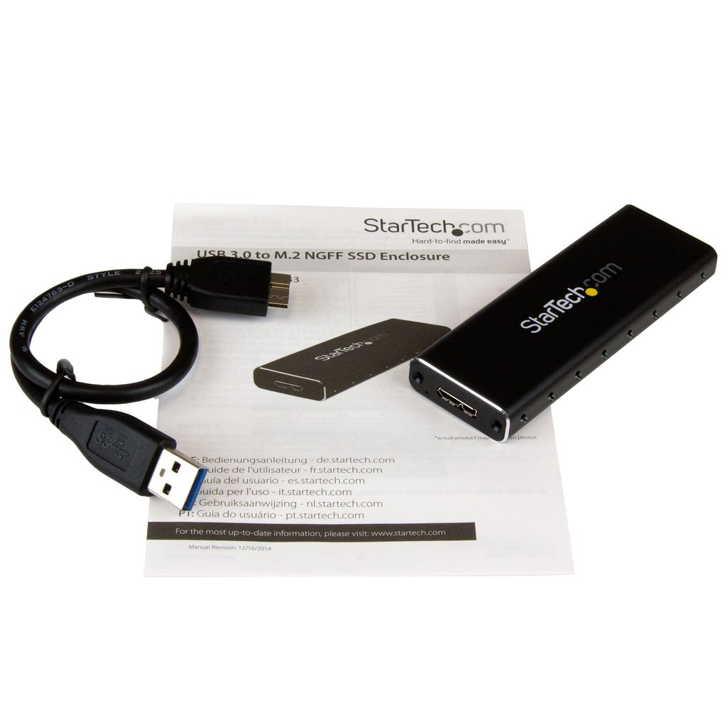 StarTech.com M.2 SSD Enclosure for M.2 SATA SSDs - USB 3.0 (5Gbps) with UASP - Image 10