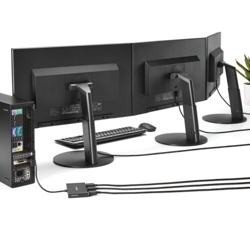 StarTech.com 3-Port Multi Monitor Adapter - Mini DisplayPort to HDMI MST Hub - Triple 1080p or Dual 4K 30Hz - Video Splitter fo - Image 5