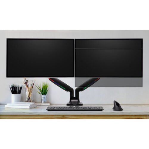 Kensington SmartFit® One-Touch Height Adjustable Dual Monitor Arm - Image 5