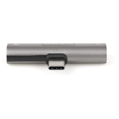 StarTech.com USB C Audio & Charge Adapter - USB-C Audio Adapter w/ 3.5mm TRRS Headphone/Headset Jack and 60W USB Type-C Power D - Image 4