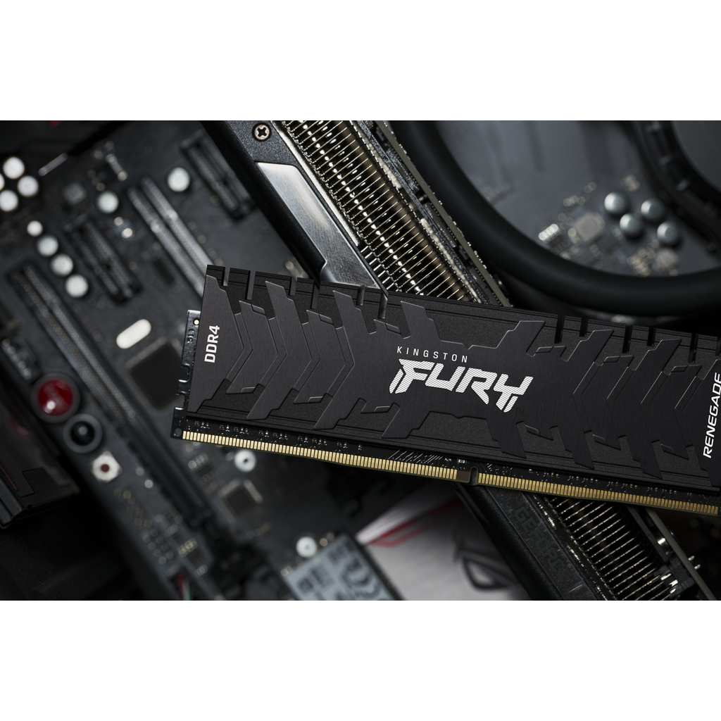 Kingston Technology FURY 64GB 3200MT/s DDR4 CL16 DIMM (Kit of 4) 1Gx8 Renegade Black - Image 6