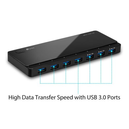 TP-Link UH700 interface hub USB 3.2 Gen 1 (3.1 Gen 1) Micro-B 5000 Mbit/s Black - Image 7