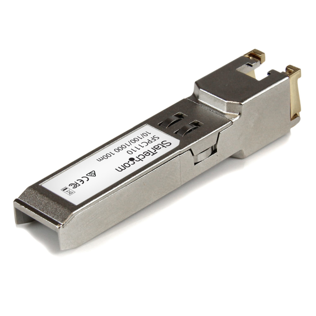 StarTech.com Cisco SFP-GE-T Compatible SFP Transceiver Module - 10/100/1000BASE-TX~Cisco SFP-GE-T Compatible SFP Module - 1000B - Image 2