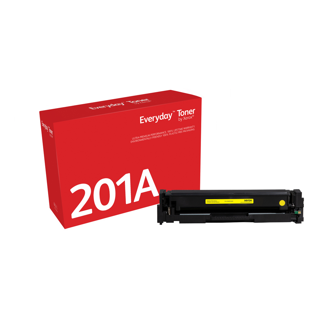 Everyday™ Yellow Toner by Xerox compatible with HP 201A (CF402A), Standard capacity