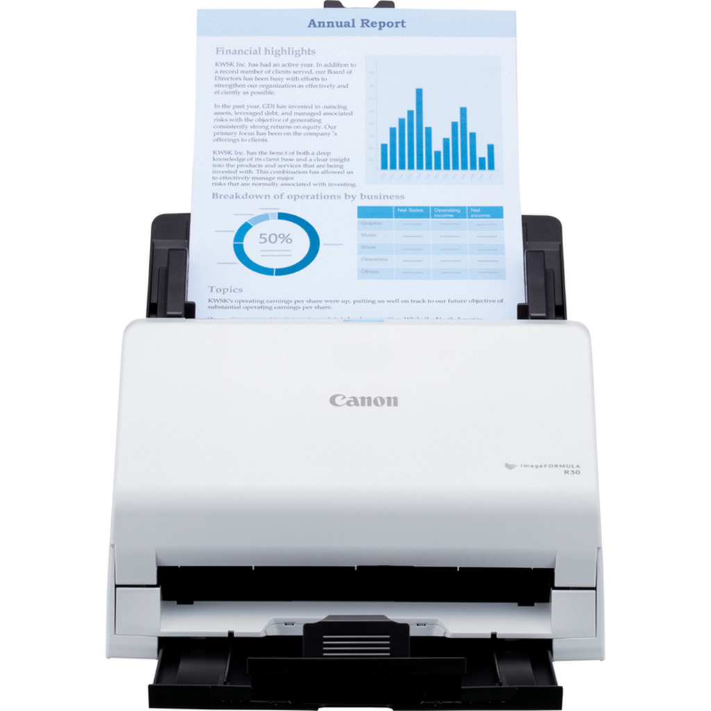 Canon imageFORMULA R30 ADF + Sheet-fed scanner 600 x 600 DPI A4 White - Image 6