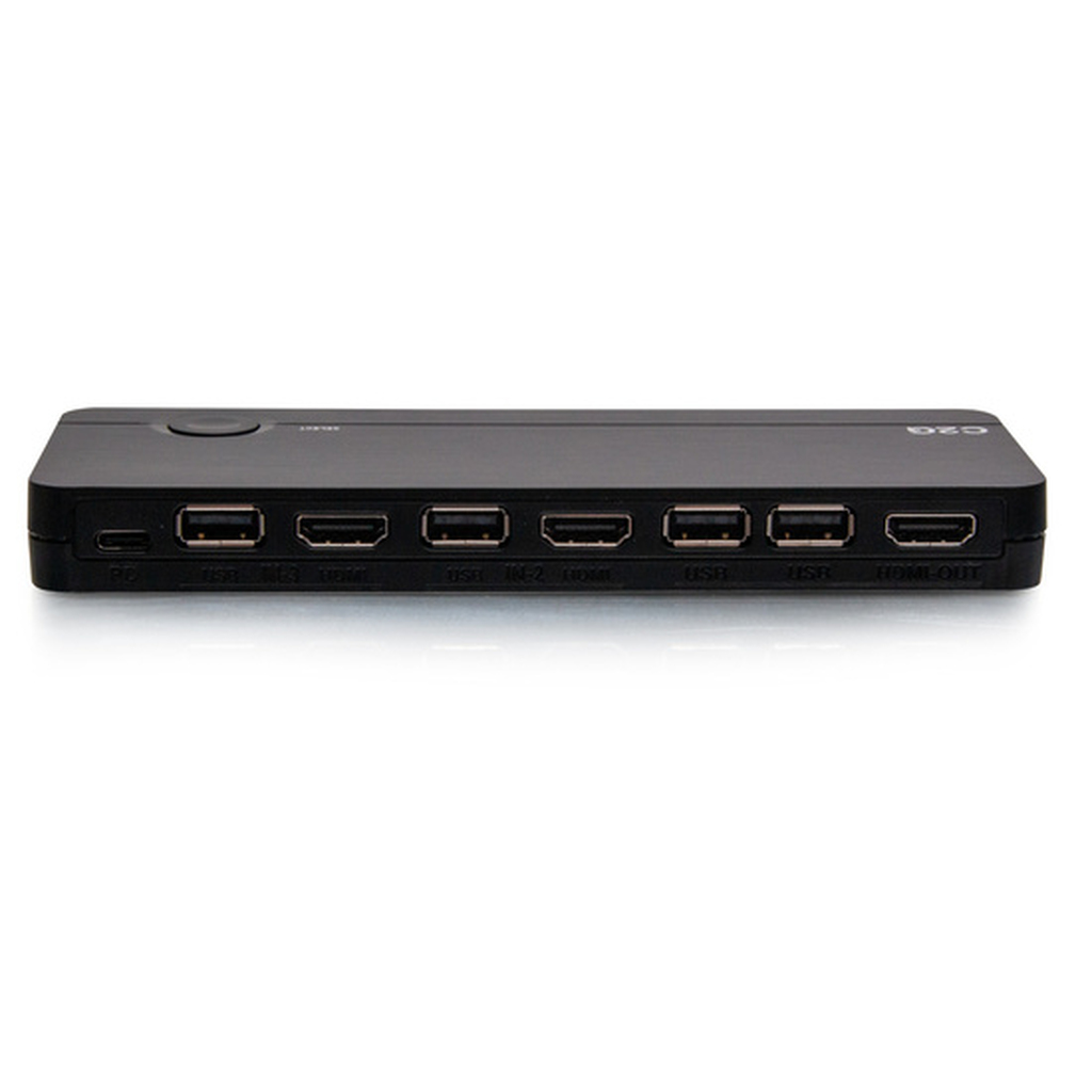C2G USB-C®/HDMI® 3-Input Combo to HDMI 1-Output KVM with Power Delivery - 4K 60Hz - Image 5