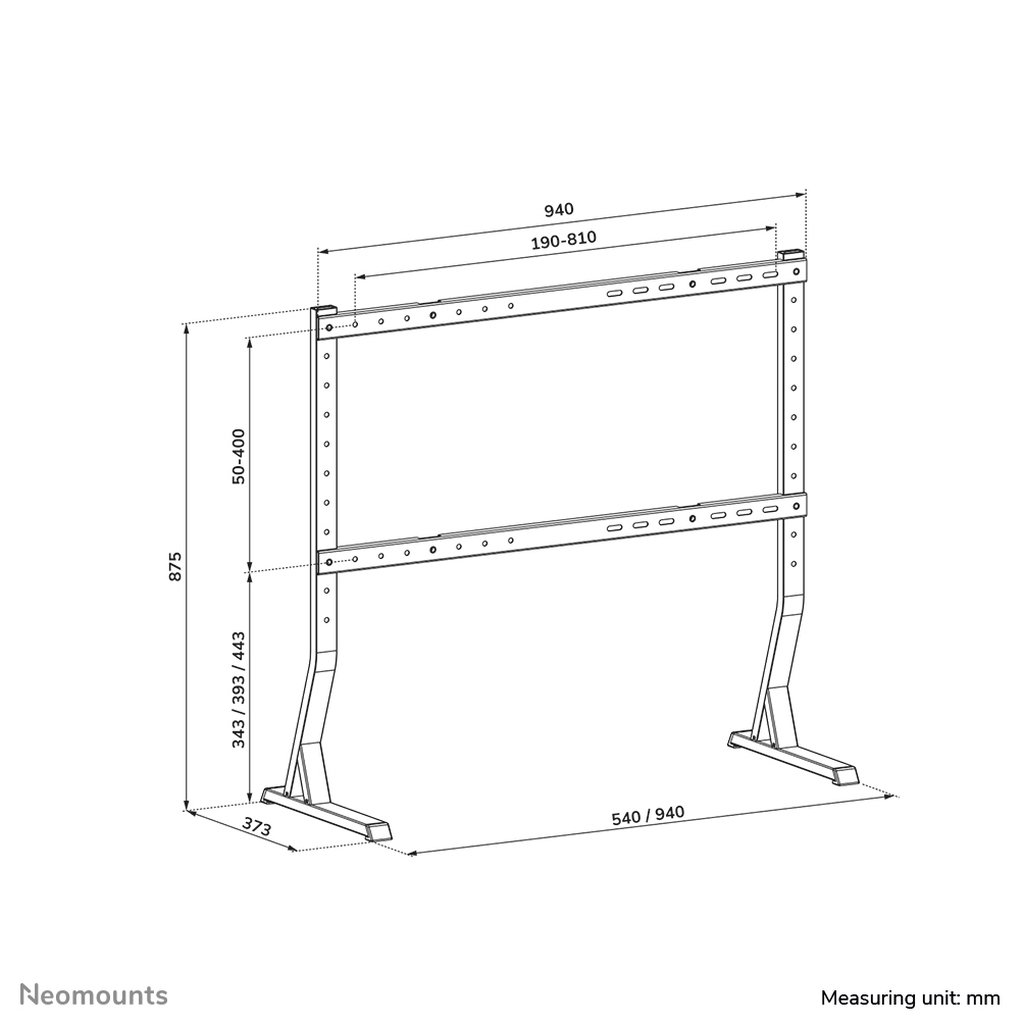 Neomounts DS45-430BL18 TV stand 45-90" - Image 12