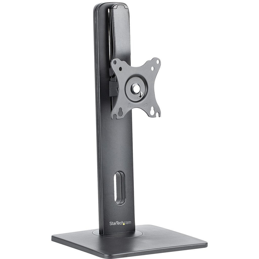 StarTech.com Free Standing Single Monitor Mount - Height Adjustable Monitor Stand - For VESA Mount Displays up to 32" (15lb/7kg - Image 4