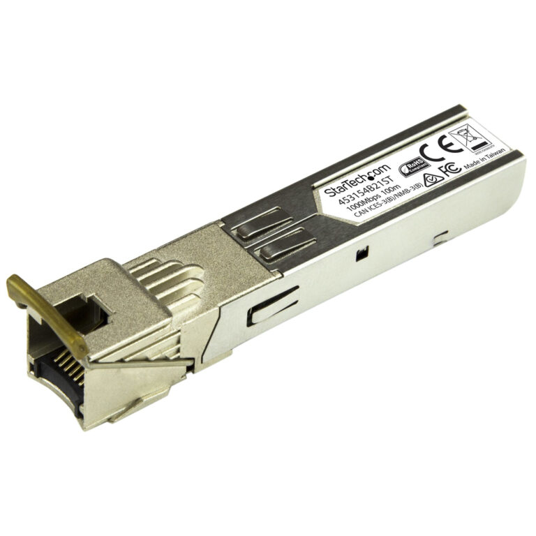 StarTech.com Gigabit Copper RJ45 SFP Transceiver Module - HP 453154-B21 Compatible~HPE 453154-B21 Compatible SFP Module - 1000B