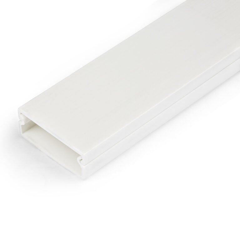 StarTech.com Solid Cable Management Raceway with Adhesive Tape & Cover, 1-1/4"(32mm)W x 3/8"(11mm)H - 3ft(1m) length, PVC Netwo