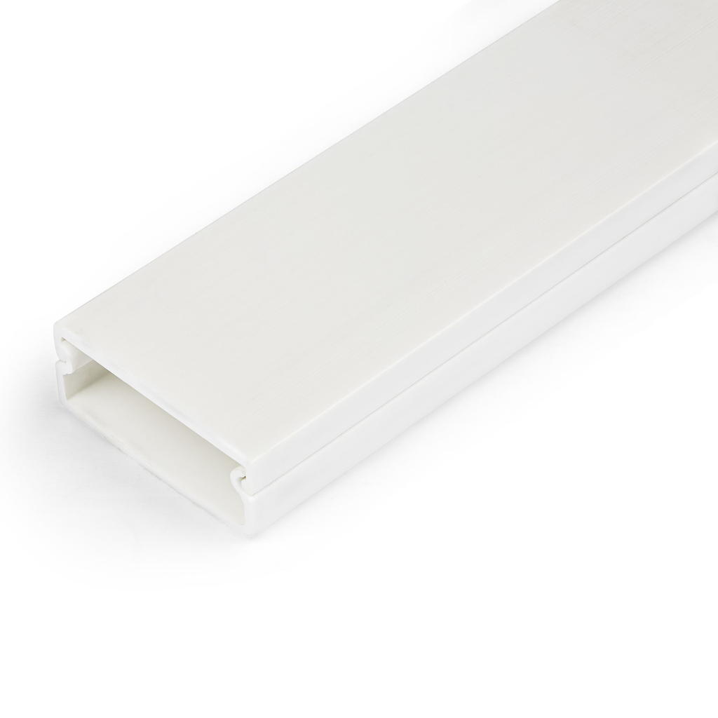 StarTech.com Solid Cable Management Raceway with Adhesive Tape & Cover, 1-1/4"(32mm)W x 3/8"(11mm)H - 3ft(1m) length, PVC Netwo