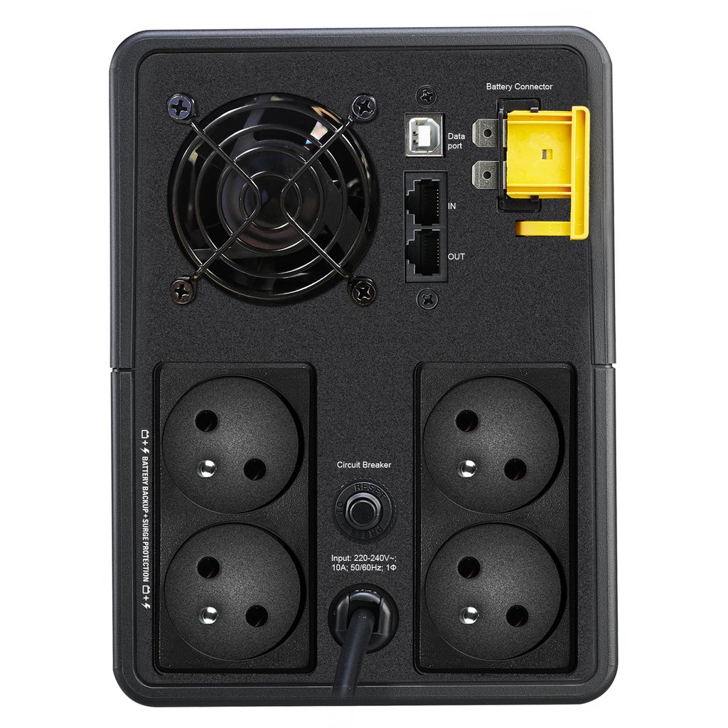 APC Back-UPS, 2200VA, Tower, 230V, 4x CEE 7/5 French Schuko outlets, AVR - Image 2