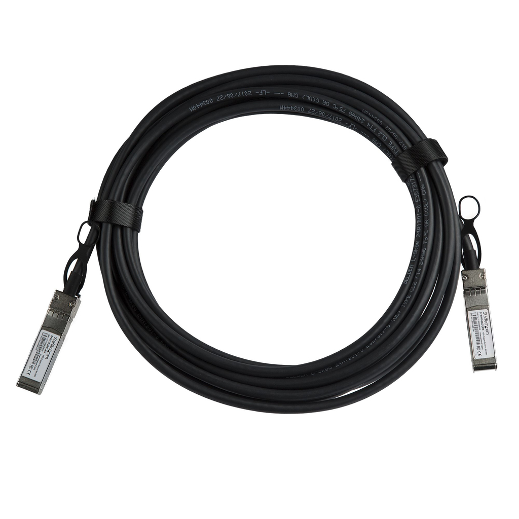 StarTech.com Cisco SFP-H10GB-CU6M Compatible 6m 10G SFP+ to SFP+ Direct Attach Cable Twinax - 10GbE SFP+ Copper DAC 10 Gbps Low - Image 2