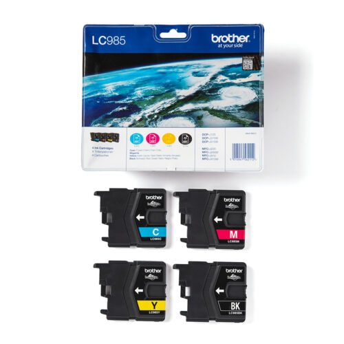 Brother LC985VALBP ink cartridge 4 pc(s) Original Black, Cyan, Magenta, Yellow - Image 3