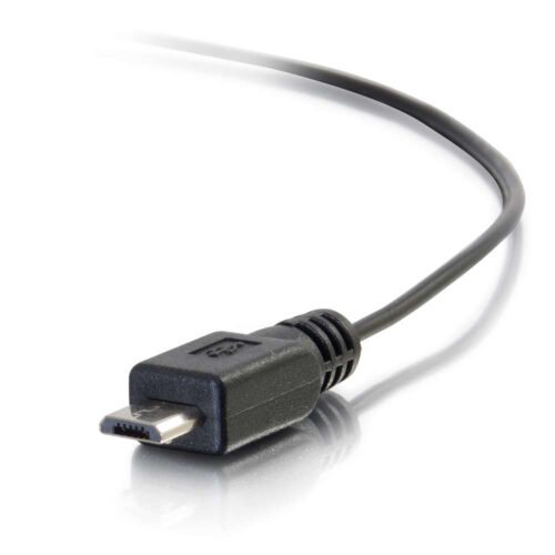 C2G 81708 USB cable USB 2.0 0.46 m USB A Micro-USB B Black - Image 3