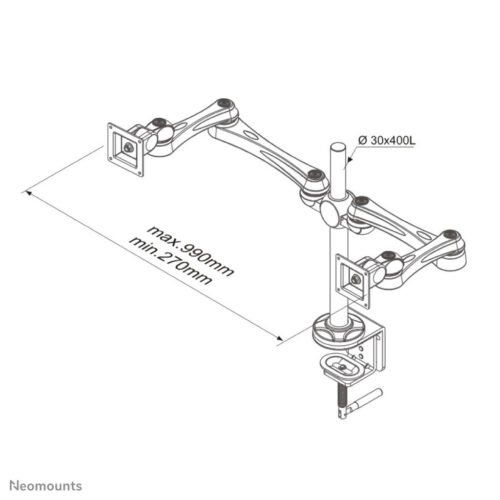Neomounts FPMA-D930D Monitor arm 10-30" - Image 2