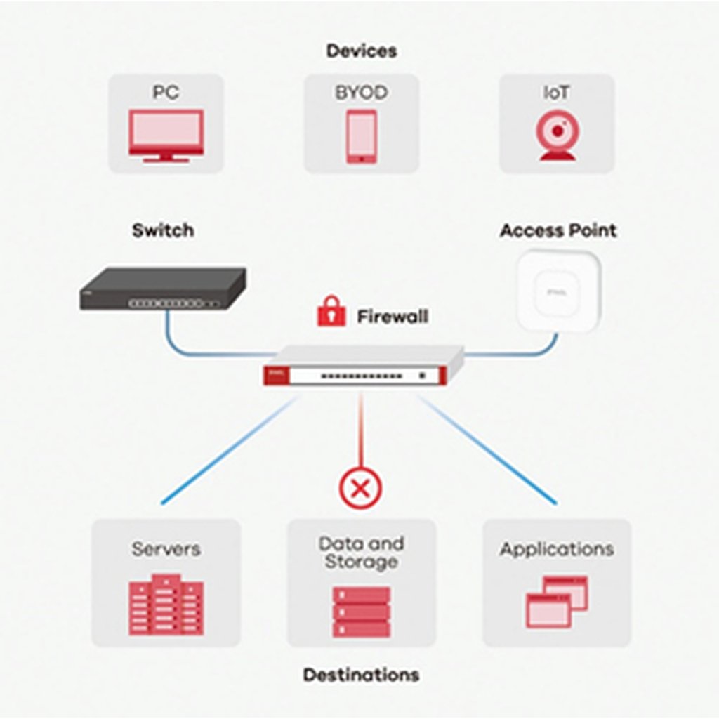 Zyxel USG FLEX 50 hardware firewall 0.35 Gbit/s - Image 4
