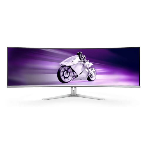 Philips Evnia 8000 49M2C8900/00 computer monitor 124.2 cm (48.9") 5120 x 1440 pixels Dual QHD QD-OLED White - Image 2