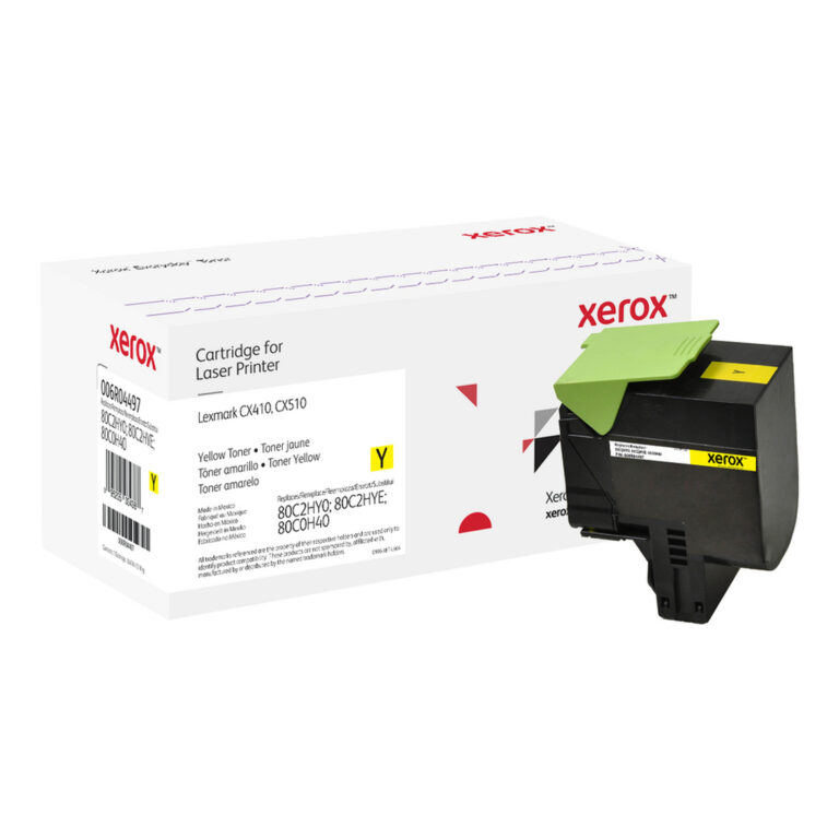 Everyday™ Yellow Toner by Xerox compatible with Lexmark 80C2HY0/80C2HYE/80C0H40, High capacity