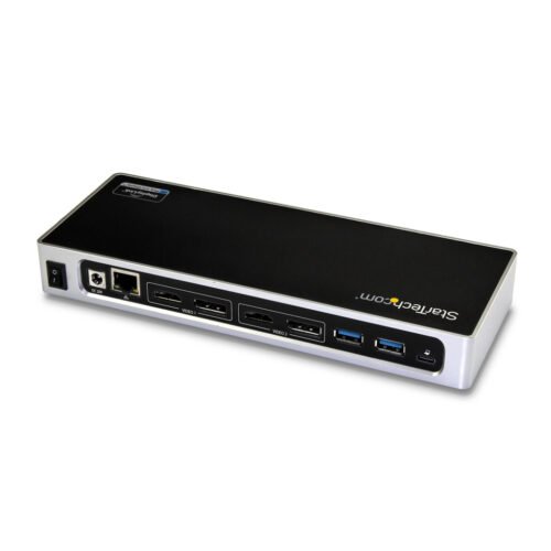 StarTech.com USB-C & USB-A Dock - Dual Monitor 4K 60Hz Dock DisplayPort + HDMI - Hybrid USB 3.0 Docking Station for USB-C or US - Image 10