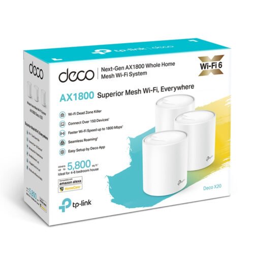 TP-Link AX1800 Whole Home Mesh Wi-Fi 6 System, 3-Pack - Image 3