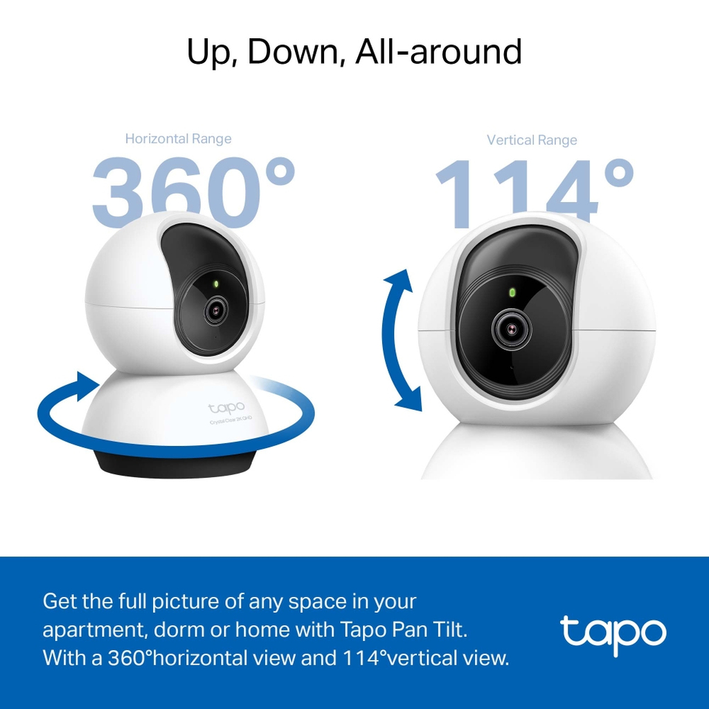 TP-Link Tapo Pan/Tilt AI Home Security Wi-Fi Camera - Image 4