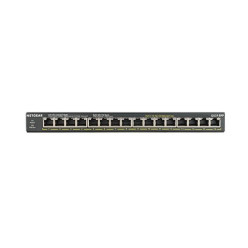 NETGEAR GS316PP Unmanaged Gigabit Ethernet (10/100/1000) Power over Ethernet (PoE) Black - Image 3