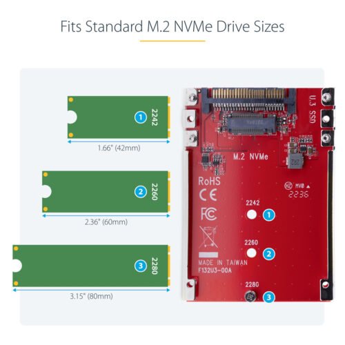StarTech.com 1M25-U3-M2-ADAPTER interface cards/adapter Internal M.2 - Image 16