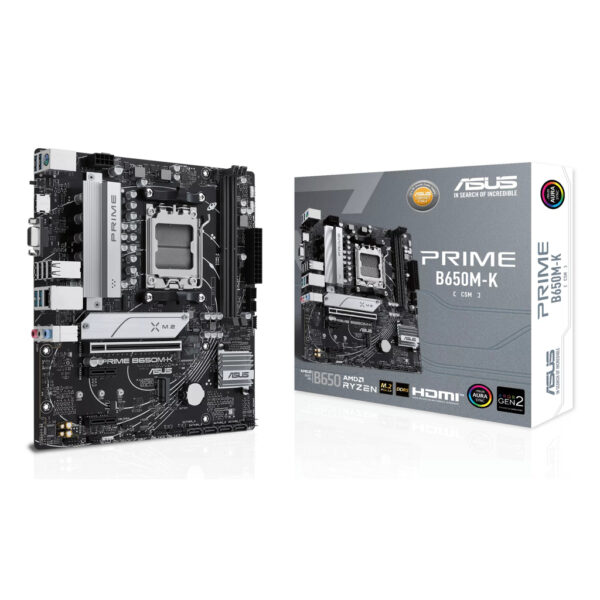 ASUS PRIME B650M-K AMD B650 Socket AM5 micro ATX