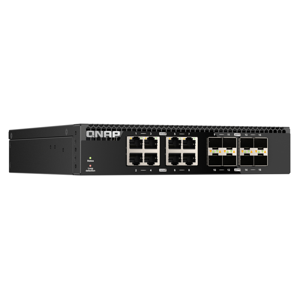 QNAP QSW-3216R-8S8T network switch Unmanaged L2 10G Ethernet (100/1000/10000) Black - Image 3