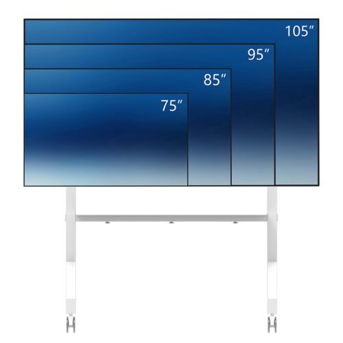 Neomounts FL50-575WH1 TV trolley 65-110" - fast installation - TÜV - Image 3