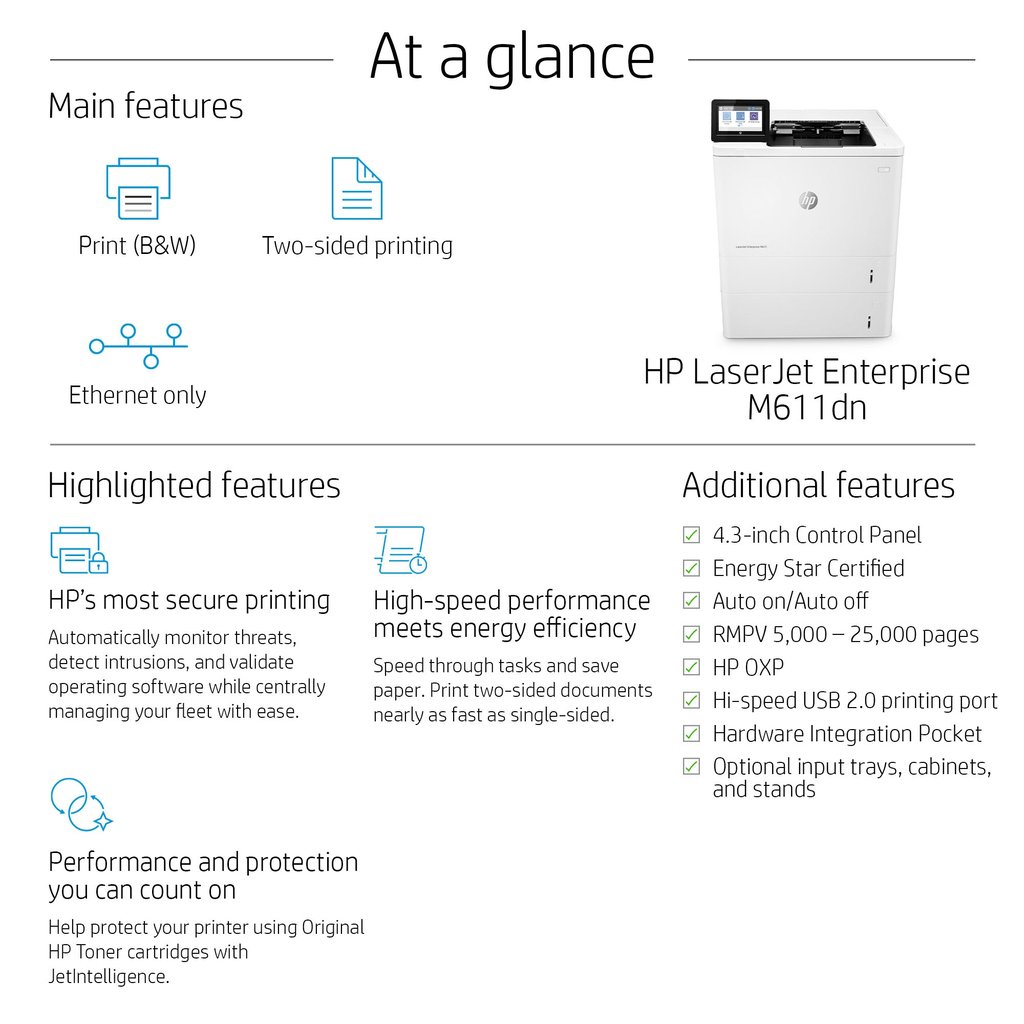 HP LaserJet Enterprise M611dn - Image 20