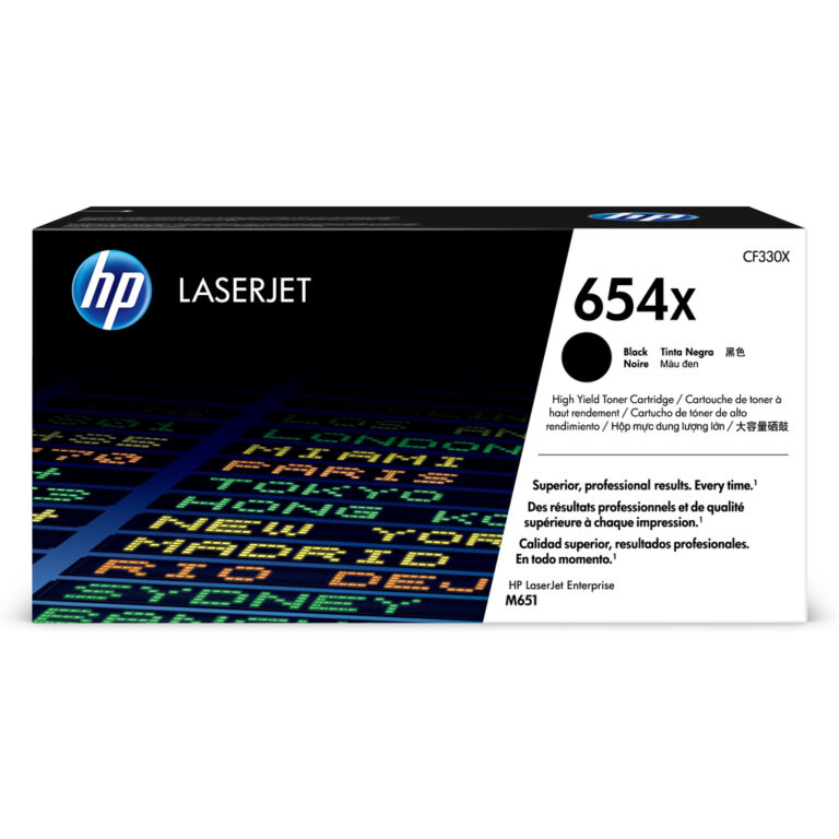 HP 654X High Yield Black Original LaserJet Toner Cartridge