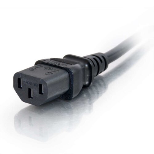 C2G 2m 16 AWG UK Power Cord (IEC320C13 to BS 1363) - Image 3