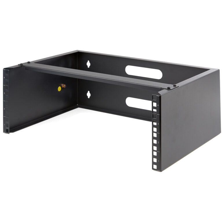 StarTech.com 4U Wall Mount Network Rack - 14 Inch Deep (Low Profile) - 19" Patch Panel Bracket for Shallow Server and IT Equipm