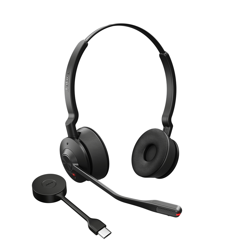 Jabra ENGAGE 55 UC STEREO Headset Wireless Head-band Office/Call center Black - Image 4