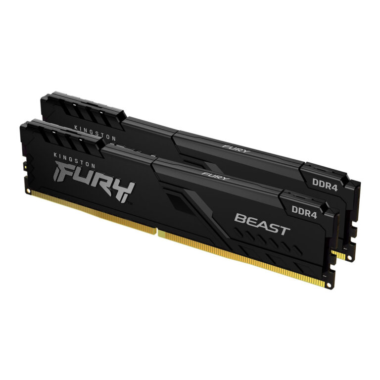 Kingston Technology FURY Beast 8GB 3200MT/s DDR4 CL16 DIMM (Kit of 2) Black