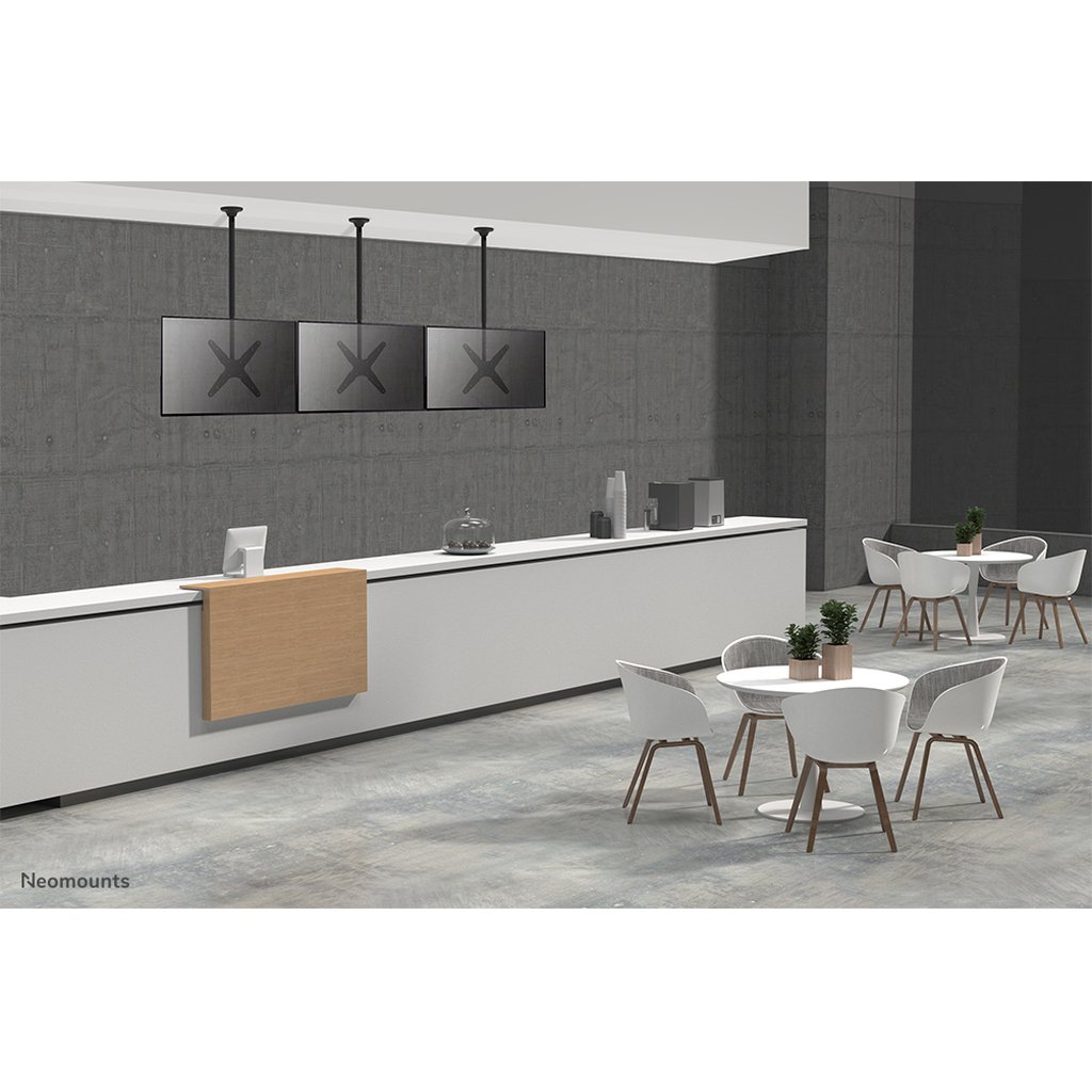 Neomounts FPMA-C340BLACK Monitor/TV mount ceiling 32-75" - h 106-156 cm - Image 14