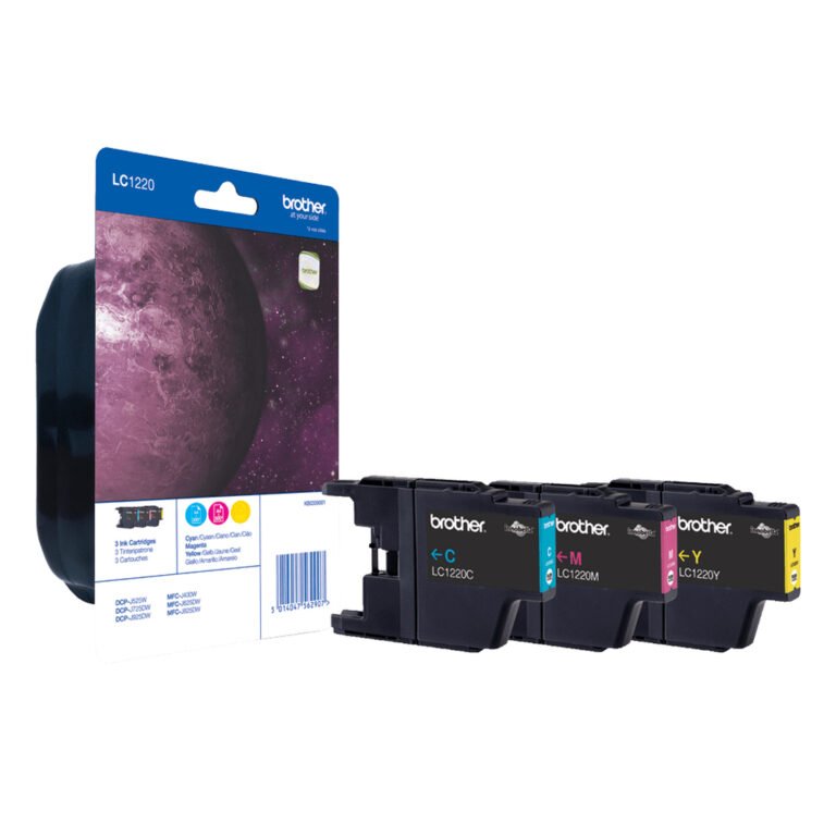 Brother LC1220RBWBP ink cartridge 3 pc(s) Original Cyan, Magenta, Yellow